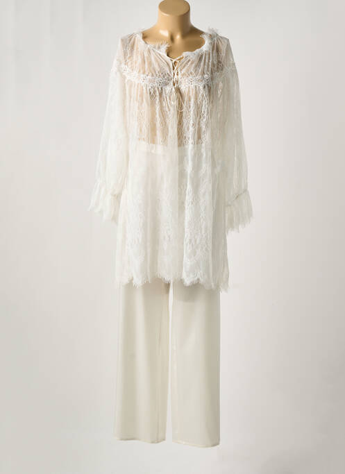 Pijama alb MARJOLAINE femeie