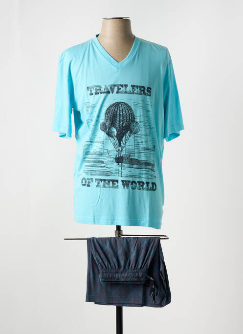 Pijamale scurte albastru SOY bărbat