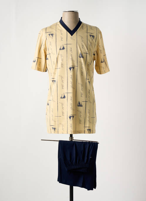 Pijamale scurte galben CHRISTIAN CANE bărbat