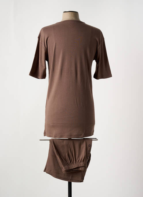 Pijamale scurte maro CHRISTIAN CANE bărbat