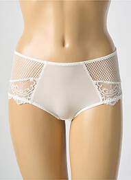 Shorty broderie dantelă de calais bej LEJABY femme