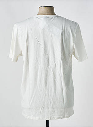 Tricou croială cambrată mâneci scurte alb PIONEER bărbat