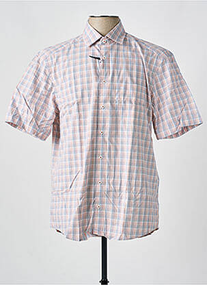 Cămașă cu mâneci scurte alb JUPITER bărbat