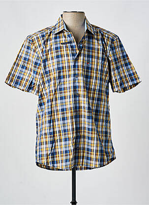 Cămașă cu mâneci scurte albastru JUPITER bărbat