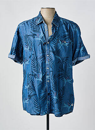 Cămașă cu mâneci scurte albastru PIONEER bărbat