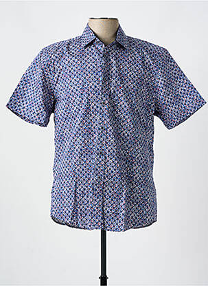 Cămașă cu mâneci scurte albastru JUPITER bărbat