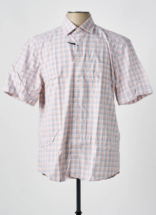 Cămașă cu mâneci scurte alb JUPITER bărbat