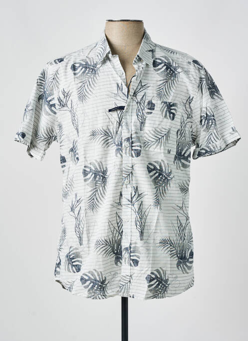 Cămașă cu mâneci scurte alb PIONEER bărbat