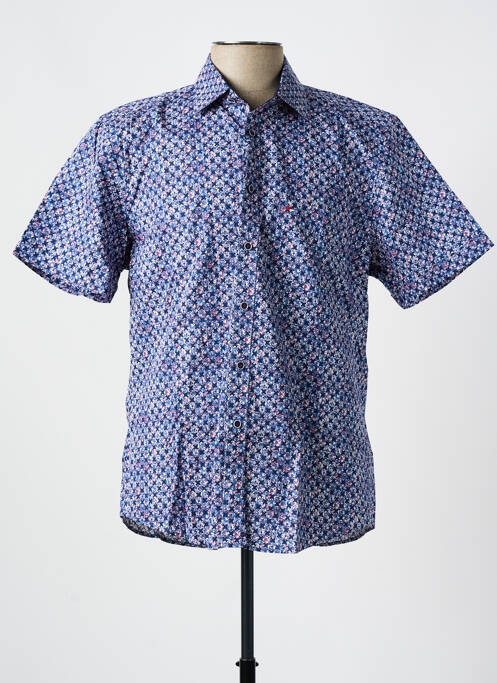 Cămașă cu mâneci scurte albastru JUPITER bărbat