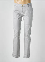 Pantalon chino elasticitate mărime normală gri PIONEER homme