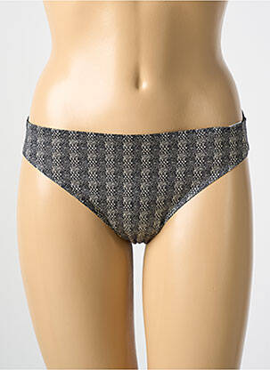 Chilot efect material satinat negru MARIE JO femeie