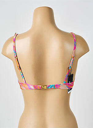 Sutien de costum de baie elasticitate sutien balconet cu decolteu înalt roz ANDRES SARDA femeie