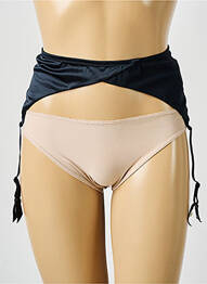 Corset/jartieră efect material satinat negru ANDRES SARDA femeie