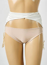 Corset/jartieră efect material satinat alb ANDRES SARDA femeie