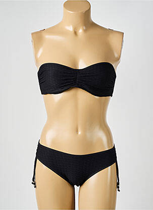 Costum de baie din două piese elasticitate top bentiță negru PALADINI femeie