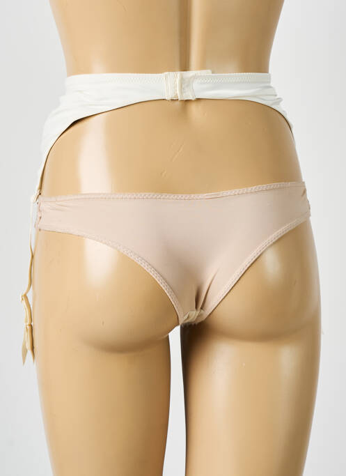 Corset/jartieră efect material satinat alb ANDRES SARDA femme