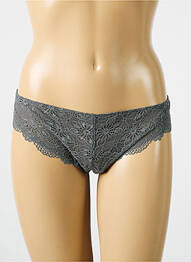Tanga elasticitate gri HANRO femme