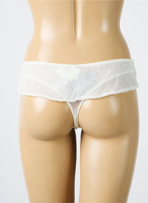 Tanga tulle transparent alb CHANTAL THOMASS femeie