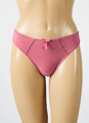 Tanga dantelă roz EMPREINTE femeie