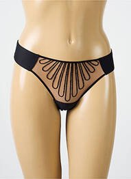 Tanga elasticitate negru CHANTELLE femme
