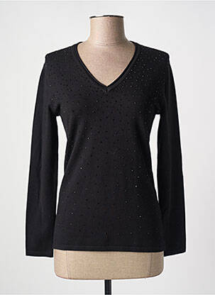 Pulover negru MARBLE femeie