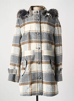 Palton lung gri CHRISTINE LAURE femeie