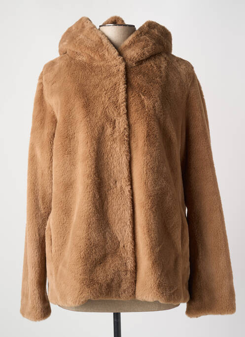 Palton scurt maro WHITE LABEL femeie