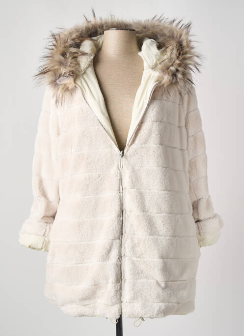 Palton scurt bej TINTA femeie