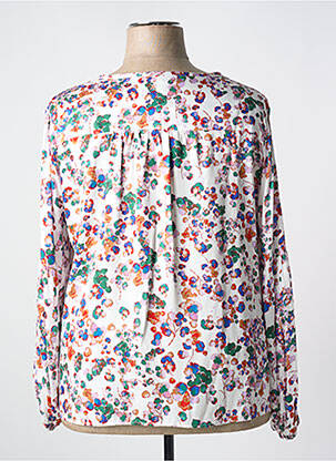 Bluză imprimeu floral mâneci lungi alb TINTA STYLE femeie