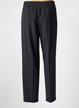 Pantalon drept țesătură crep talie înaltă negru BETTY BARCLAY femeie