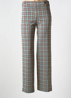 Pantalon drept elasticitate talie înaltă albastru TINTA STYLE femeie
