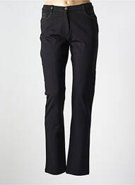 Pantalon slim elasticitate mărime normală negru CHRISTINE LAURE femme