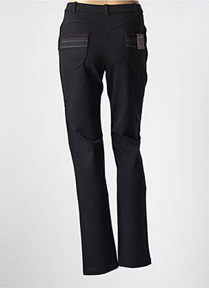 Pantalon slim elasticitate mărime normală negru CHRISTINE LAURE femeie