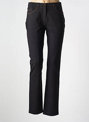 Pantalon drept negru CHRISTINE LAURE femeie