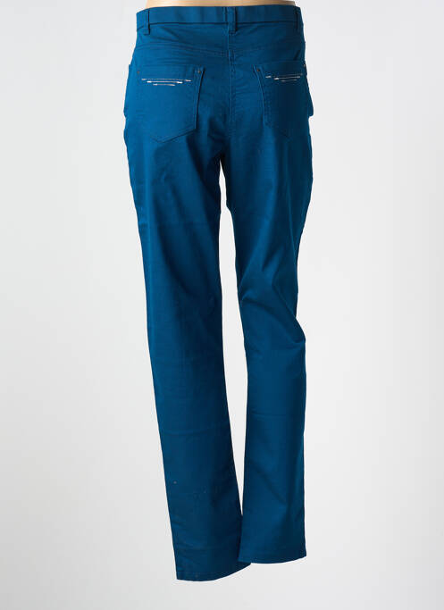 Pantalon slim albastru CHRISTINE LAURE femeie