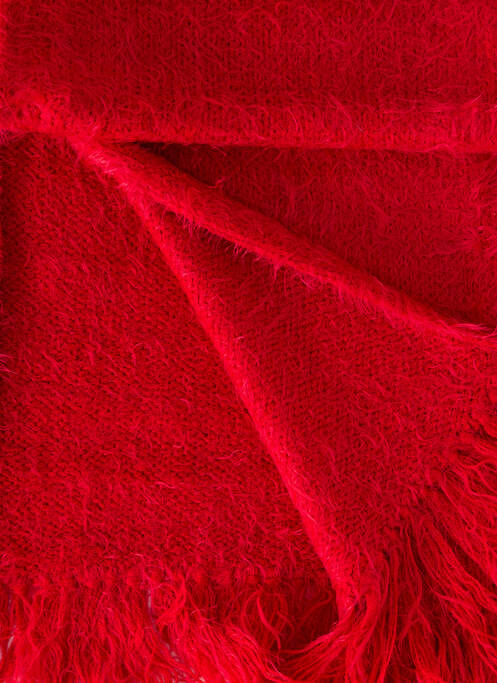 Eșarfă roșu MARBLE femeie