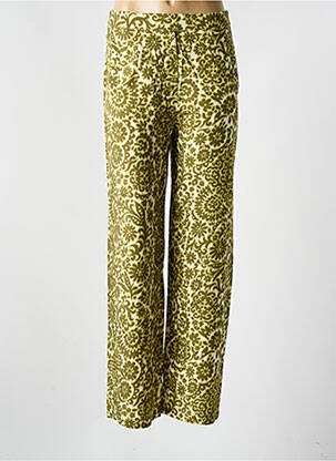 Pantalon drept verde ORFEO femeie