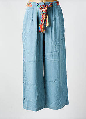 Pantalon drept albastru ORFEO femeie