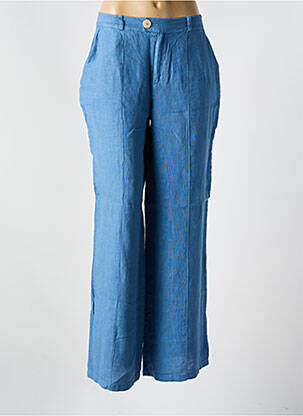 Pantalon drept albastru MUS & BOMBON femeie