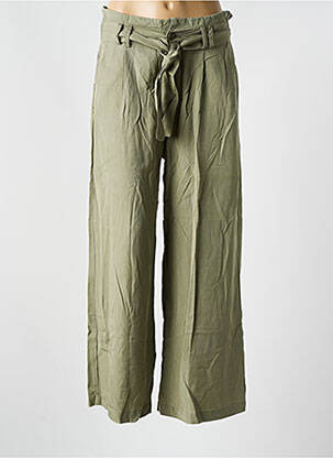 Pantalon drept verde ORFEO femeie