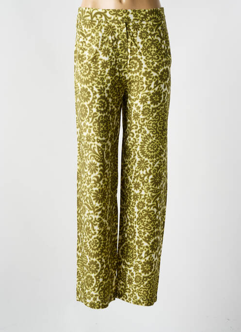 Pantalon drept verde ORFEO femeie