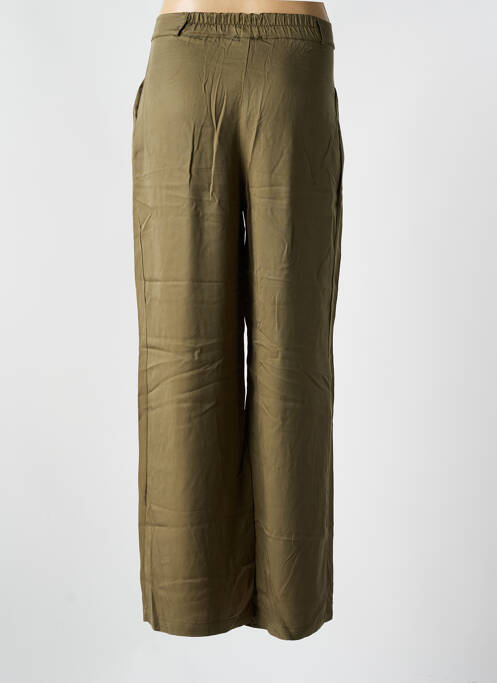 Pantalon larg verde MUS & BOMBON femeie