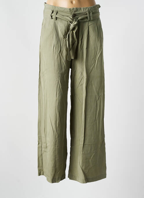Pantalon drept verde ORFEO femeie