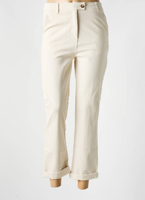 Pantalon trei sferturi bej Y'COO femeie