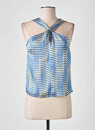 Top albastru MUS & BOMBON femeie