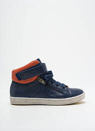Adidași material neted vârf rotund albastru ACEBOS garcon