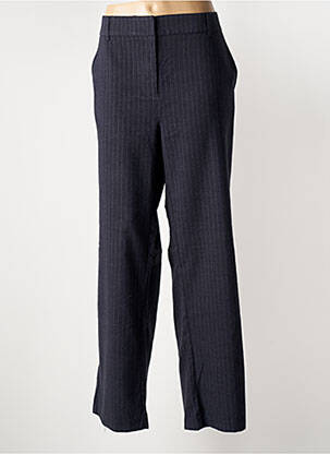 Pantalon drept închidere cu fermoar sub clapetă cu cârlig gri SOYACONCEPT femeie