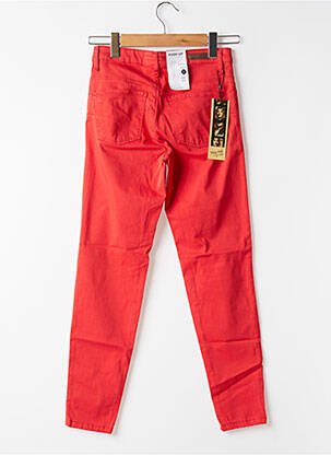 Pantalon slim buzunare roșu LCDN femeie