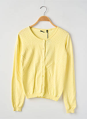 Vestă cu mâneci lungi galben IKKS fată