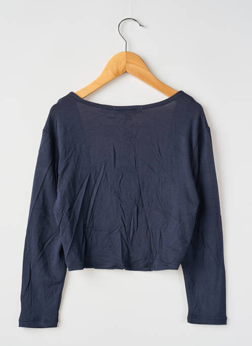 Vestă cu mâneci lungi albastru GARCIA fată